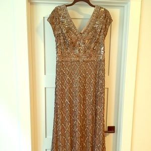 Adrianna Papell bridesmaid prom homecoming dress